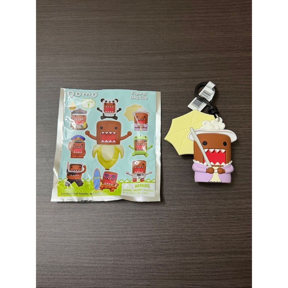 Domo Costumes Blind Bag Figural Bag Clip Keychain - Fancy Lady Domo